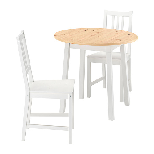 PINNTORP table and 2 chairs