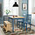 PERJOHAN/PINNTORP table with 2 chairs and bench