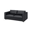 VIMLE - 2-seat sofa-bed, Grann/Bomstad black