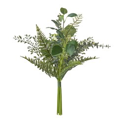 SMYCKA - Artificial bouquet, in/outdoor green, 50 cm