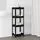 VESKEN - unit rak, hitam, 37x23x101 cm | IKEA Indonesia - PE731270_S1