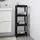 VESKEN - unit rak, hitam, 37x23x101 cm | IKEA Indonesia - PE731271_S1