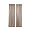 SILVERLÖNN - Sheer curtains, 1 pair, beige/with heading tape, 145x250 cm