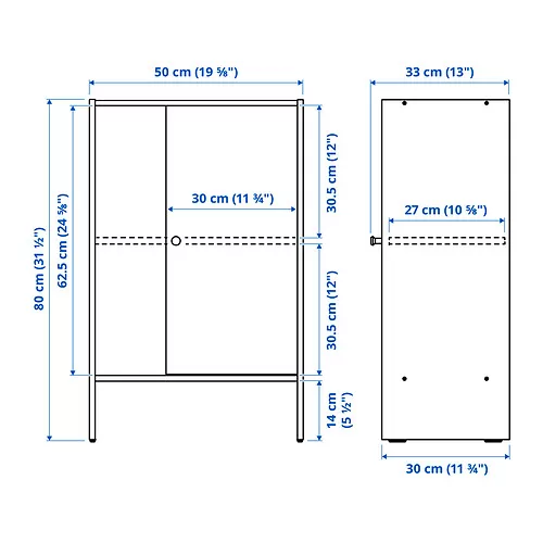 BAGGEBO Measurement Illustration