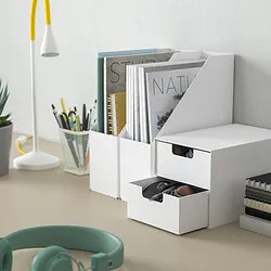 FJÄDERHARV - File majalah, putih