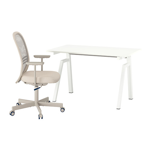 FLINTAN/TROTTEN desk and chair