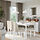 HAUGA/ROSENTORP table and 6 chairs