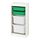 TROFAST - storage combination with boxes, white/green white, 46x30x95 cm | IKEA Indonesia - PE774067_S1