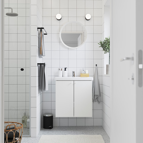 ENHET meja wastafel dengan pintu