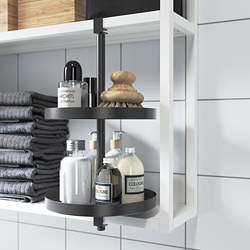 ENHET - Swivel shelf, anthracite, 40x21 cm