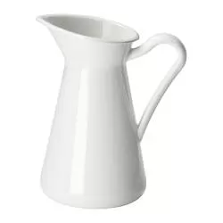 SOCKERÄRT - Vas/pitcher, putih, 16 cm