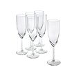 SVALKA - Champagne glass, clear glass, 21 cl