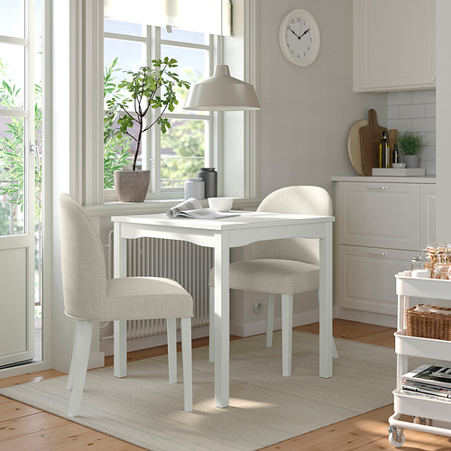 HAUGA/ROSENTORP table and 2 chairs