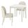 HAUGA/ROSENTORP table and 2 chairs