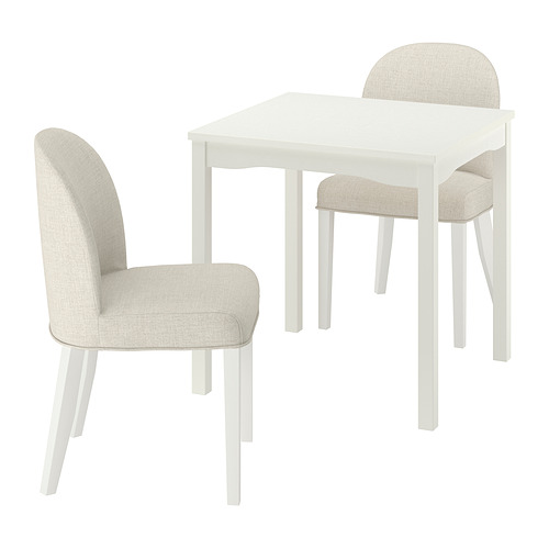 HAUGA/ROSENTORP table and 2 chairs