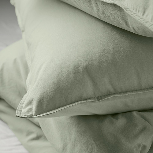 ÄNGSLILJA duvet cover and 2 pillowcases