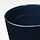 KLOTLÖNN - plant pot with saucer, in/outdoor/black-blue, 15 cm | IKEA Indonesia - PE940716_S1