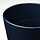 KLOTLÖNN - plant pot with saucer, in/outdoor/black-blue, 19 cm | IKEA Indonesia - PE940725_S1