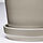 KLOTLÖNN - plant pot with saucer, in/outdoor/grey/beige, 9 cm | IKEA Indonesia - PE940728_S1