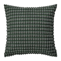 SVARTPOPPEL - Cushion cover, grey-green, 50x50 cm