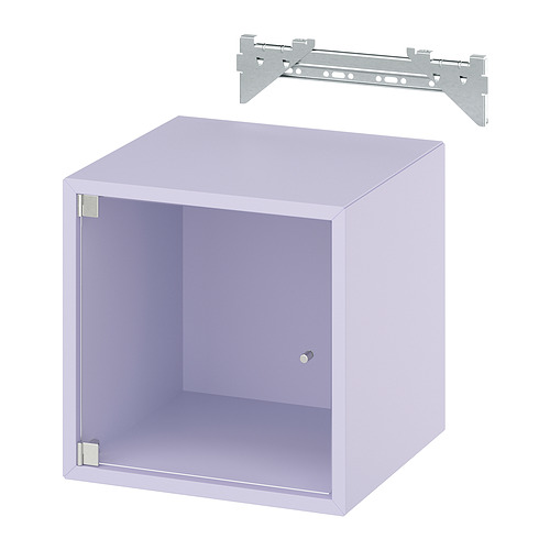 EKET kabinet dinding dengan pintu kaca