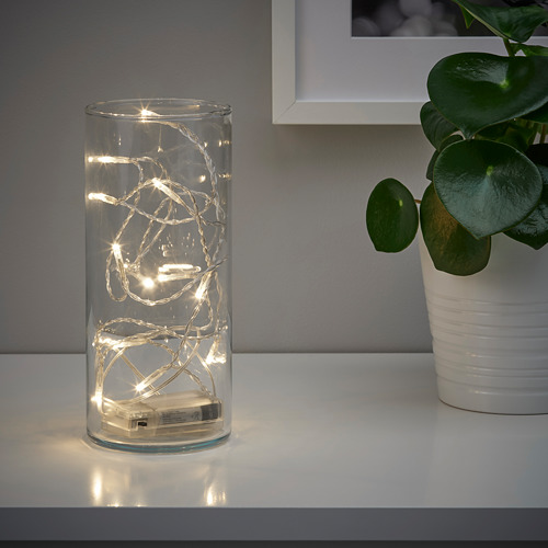 LEDFYR rantai lampu LED dengan 12 lampu
