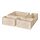 BOLLÖSUND - drawer organisers, set of 4, beige | IKEA Indonesia - PE913132_S1