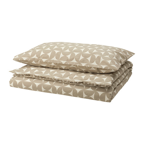 ÄNGSNEJLIKA duvet cover and pillowcase