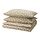 ÄNGSNEJLIKA - duvet cover and 2 pillowcases, grey-beige/off-white, 240x220/50x80 cm | IKEA Indonesia - PE940814_S1