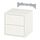 EKET wall cabinet with 2 drawers