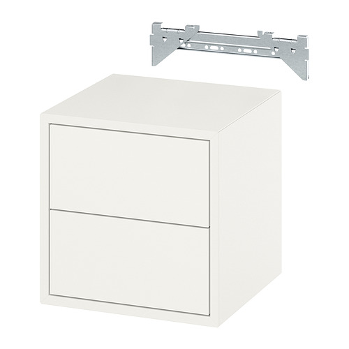EKET wall cabinet with 2 drawers