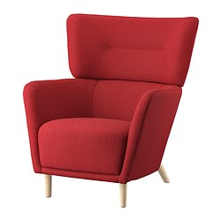 OSKARSHAMN - Kursi bersayap, Tonerud merah