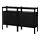 BROR - shelving unit with cabinets, black, 170x40x110 cm | IKEA Indonesia - PE688423_S1
