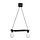 TRÅDFRI/ACKJA - pendant lamp with light bulb, wave shaped black/smart wireless dimmable | IKEA Indonesia - PE913173_S1