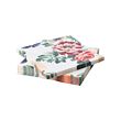 SMAKSINNE - Paper napkin, multicolour/flower, 33x33 cm