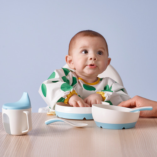 BÖRJA feeding spoon and baby spoon