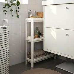 VESKEN - Trolley, white, 54x18x71 cm
