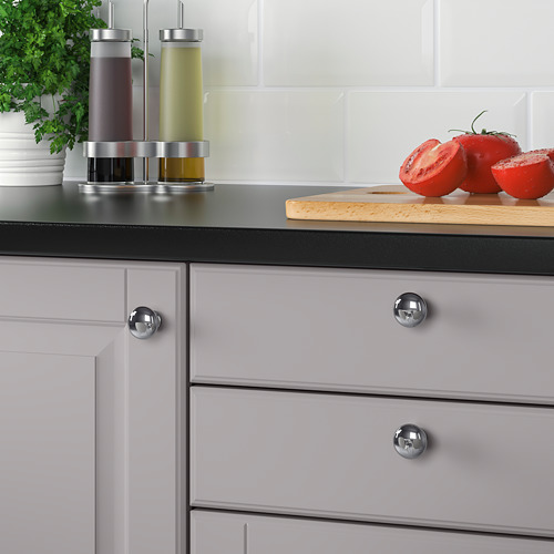 ENERYDA knob, chrome-plated, 27 mm | IKEA Indonesia