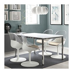 BALTSAR - Swivel chair, white