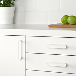 GUBBARP - Handle, white, 116 mm