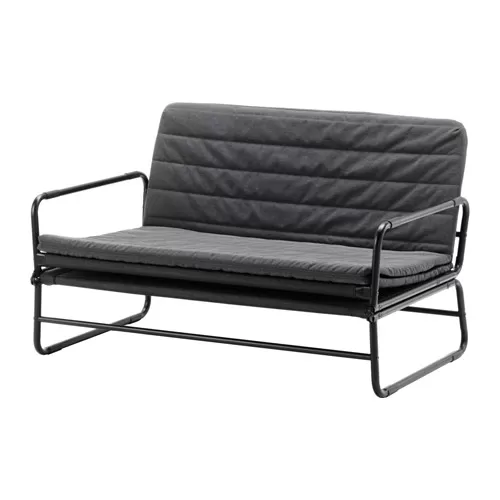 HAMMARN Sofa-bed, knisa dark grey/black