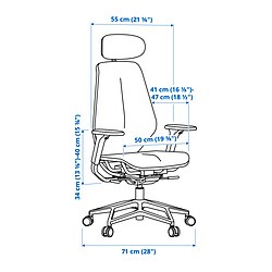 STYRSPEL - Kursi gaming, abu-abu tua/abu-abu