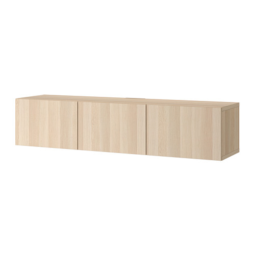 BESTÅ meja TV dengan pintu