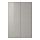 HOKKSUND - pair of sliding doors, high-gloss light grey, 150x236 cm | IKEA Indonesia - PE641587_S1