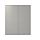 HOKKSUND - pair of sliding doors, high-gloss light grey, 200x236 cm | IKEA Indonesia - PE641564_S1