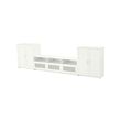 BRIMNES - TV storage combination, white, 336x41x95 cm