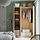 PAX/FORSAND - kombinasi lemari pakaian, efek kayu oak diwarnai putih/efek kayu oak diwarnai putih, 150x60x201 cm | IKEA Indonesia - PE913446_S1