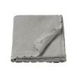 LEN - Blanket, knitted/grey, 70x90 cm