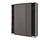 PAX/HASVIK - wardrobe, dark grey/dark grey, 200x66x236 cm | IKEA Indonesia - PE873634_S1