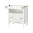 SUNDVIK - Changing table/chest of drawers, white